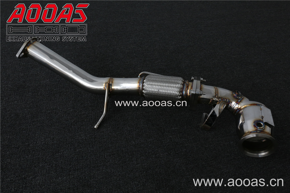 Lingke 03 + guoliu GPF   All SS304 / Cat (With Cat) Downpipe + Front Pipe (Downpipe Back)